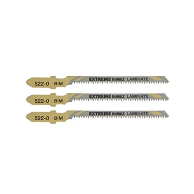 Imagen de DeWalt DT2081 QZ Hojas de sierra calar HCS 82 mm para madera y todo tipo laminados hasta 15 espesor, paso 1,4