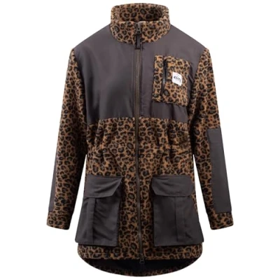 Imagen de Eivy, Field Sherpa Jacket, Chaqueta polar, leopardo, XL, Mujer