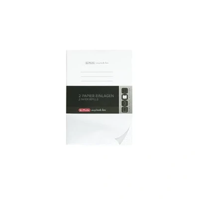 Imagen de Herlitz 50034147 Recambio para cuaderno (A5, 2 x 40 hojas, 1 unidad), color blanco