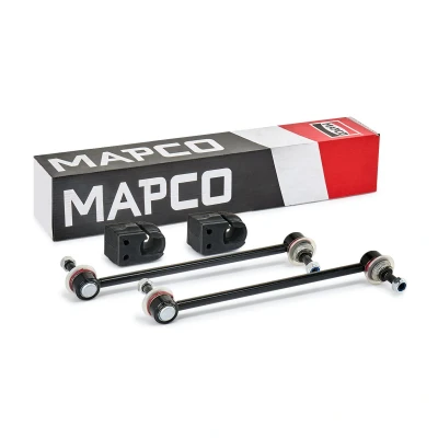 Imagen de MAPCO 53105 Juego de reparación, suspensión del estabilizador Eje delantero, izquierda, derecha con barra acoplamiento