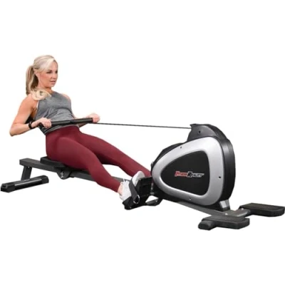 Imagen de FITNESS REALITY Máquina de remo magnética 1000 PLUS con bluetooth, ejercicios extendidos cuerpo completo opcionales y aplicación gratuita