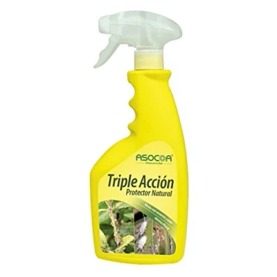 Imagen de ASOCOA Triple Acción Insecticida, Fungicida y Acaricida. Antiplagas Ecológico para Todo Tipo de Plantas.