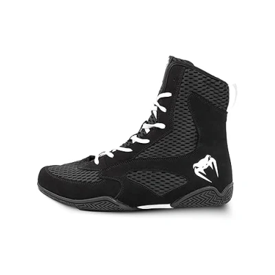 Imagen de Venum Contender Zapatillas de Boxeo, Zapatos Unisex Adulto, Negro/Blanco, 37.5 EU