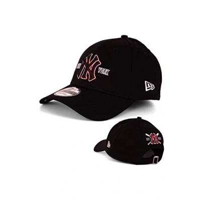 Imagen de New Era Gorra para hombre, edición limitada, con bordado adicional del equipo en la parte trasera, de NFL, NBA, MLB, 9Forty ajustable los Yankees, Bulls, Dodgers, Lakers, Sox York única