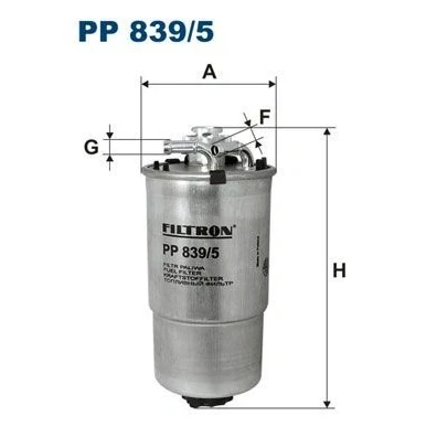 Imagen de Filtro combustible FILTRON PP 839/5