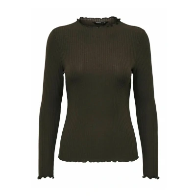 Imagen de ONLY Onlemma HIGH NECK Jersey de punto, Mujer, Talla: Medium, Demitasse