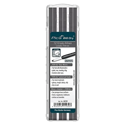 Imagen de Pica For All Big Dry Pack de 12 minas grafito universal (sin blister)