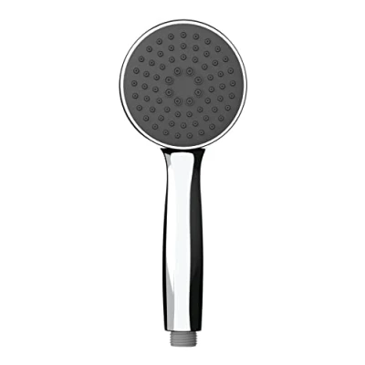Imagen de WENKO Mango de ducha Basic gris Ø 10 cm mano universal, rociador Cromo