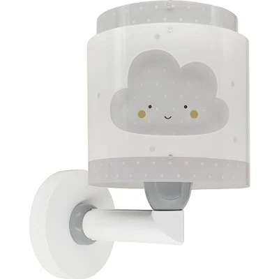 Imagen de Dalber Lámpara aplique de pared infantil Baby Dreams Nube gris, 76019E, E27
