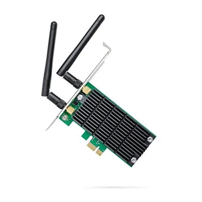 Imagen de TP Link ARCHER T4E Adaptador WiFi AC1200 de Sobremesa PCI Express , Tarjeta Red, 867 Mbps en 5 GHz, 300 2.4 2 Antenas Desmontables, para Raspberry Pi, PC