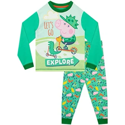 Imagen de Peppa Pig Pijama para Niños George Azul 4 5 años