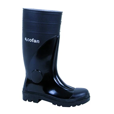 Imagen de Cofan Bota de Agua Alta Seguridad S 5 Color Negro Fabricada PVC