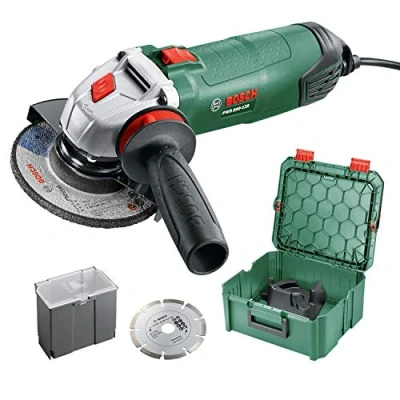 Imagen de Título del producto Bosch amoladora angular PWS 850 125 W, diámetro de disco mm, en SystemBox, tamaño M