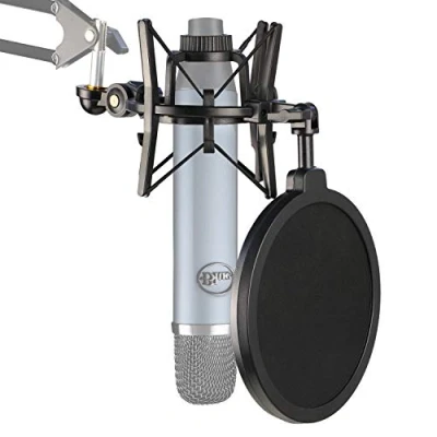 Imagen de Blue Ember Mic Montura de Choque con Microfono Espuma para Reducir el Ruido Vibración Micrófono YOUSHARES