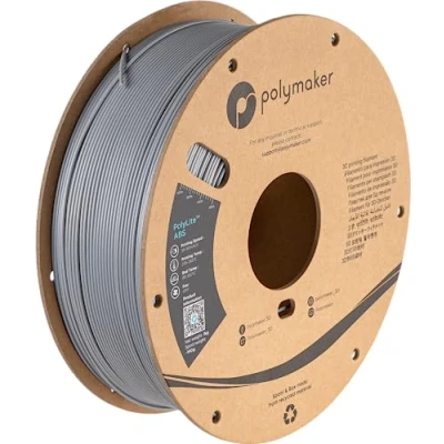 Imagen de Polymaker PolyLite ABS Gris 1,75mm 1kg