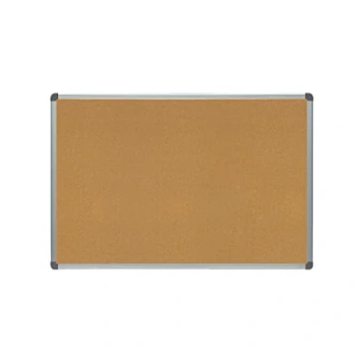 Imagen de Rocada Tablero de Corcho Natural con Marco Aluminio Tablón Anuncios Pizarra 90 x 60 cm
