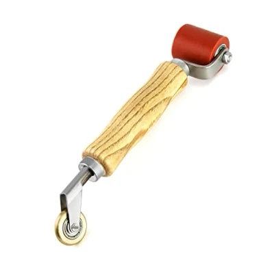 Imagen de QWORK® 2 EN 1 Rodillo de Soldadura, 40 mm presión Silicona y R Latón, Herramienta soldadura PVC