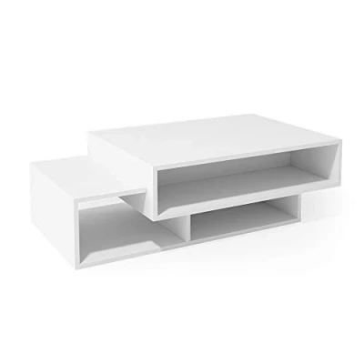 Imagen de Vicco Mesa de Centro Bari, Blanco, 105 x 32 cm
