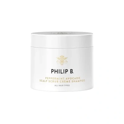 Imagen de PHILIP B. Exfoliante para el cuero cabelludo con aguacate y menta 8 fl oz