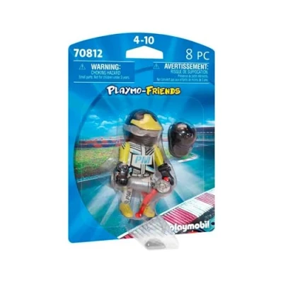 Imagen de PLAYMOBIL Playmofriends Piloto de Carreras 70812, a Partir 4 años
