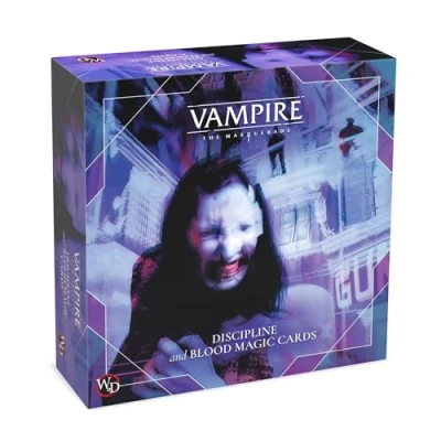 Imagen de Renegade Game Studio: Vampire: The Masquerade Accesorio de baraja disciplina Juego rol 5ª edición, 219 cartas del tamaño tarot, RPG, a partir 18 años