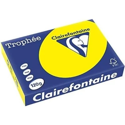 Imagen de Clairefontaine Trophée A4 Papel (A4 (210x297 mm), Para hacer copias, 120 g/m²)