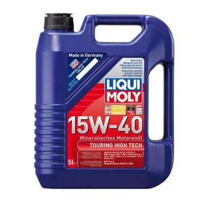 Imagen de Liqui Moly Touring High Tech 15W 40 5L Aceite de motor 1096 TOYOTA: Auris Hatchback, Avensis II Berlina, Prius III Hatchback