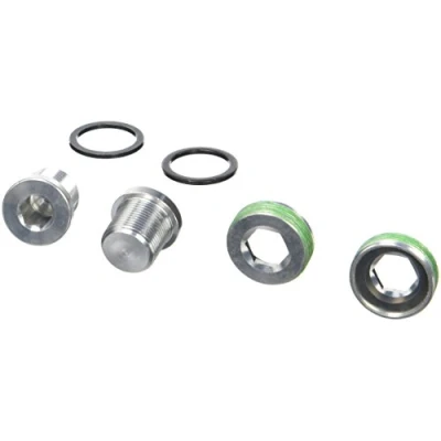 Imagen de Truvativ SRAM_710845403071 Perno de manivela Aluminio GXP con Extractor Incorporado, Rosca M15/M22, Plateado, Unisex Adult, Black, 2 Pack