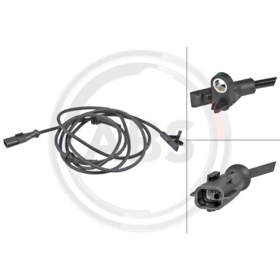 Imagen de A.B.S. 30218 Sensor de ABS activo 1925 negro