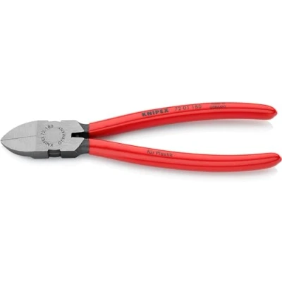 Imagen de Knipex Alicate de corte diagonal para plásticos recubiertos plástico 180 mm 72 01