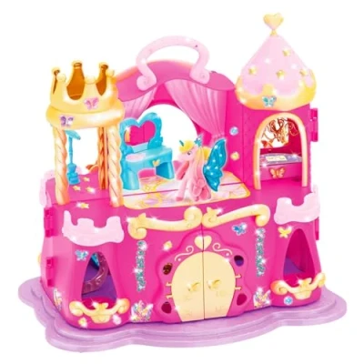 Imagen de Galupy Rainbow Unicorn Magic Castle Set de Juego con Castillo Cerradura, 1 Figura Exclusiva Unicornio Accesorios