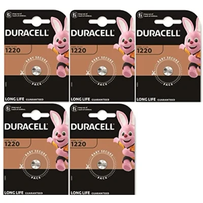 Imagen de 5X Duracell 1220 (5 blísteres de 1 batería) 5 pilas (CR1220)