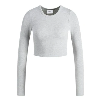 Imagen de JJXX Feline LS Camiseta de manga larga, Mujer, Talla: Medium, Light grey melange