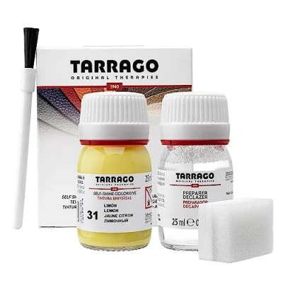 Imagen de Self Shine Color Dye 25 ml Tinte + Imprimación para Zapatos y Bolsos Cubre Rozaduras Desgastes del Calzado Piel Natural Sintético, 90 Colores