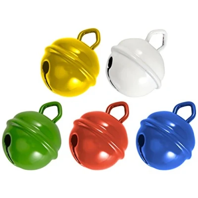 Imagen de Rayher Cascabeles manualidades, 5 ud, colores variados, 19 mm Ø, 25086000