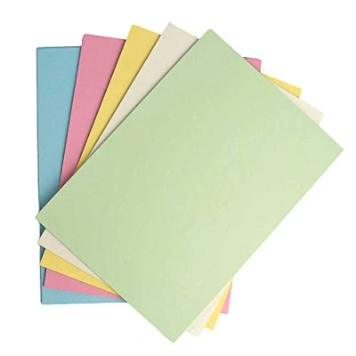 Imagen de Casa de la tarjeta 160gsm Cartas y papel A4 Surtido colores en pastel (paquete 50 hojas)