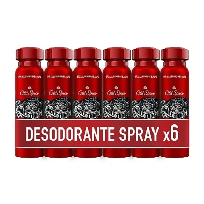 Imagen de Old Spice Wolfthorn Desodorante Corporal En Spray Para Hombre, 48 Horas Fresco, 0% Sales De Aluminio, 150 ml