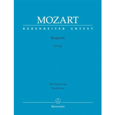 Imagen de Wolfgang amadeus mozart : requiem k.626 satb &amp; piano chant et reduction de