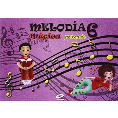 Imagen de Melodía, Música, 6º Primaria 9788497372404 (MELODIA GALEGO)