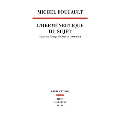 Imagen de Lherméneutique Du Sujet. Cours Au Collège De France (1981 1982) (ebook