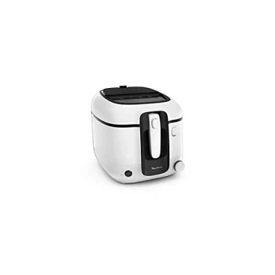 Imagen de Moulinex Super Uno AM312010 Freidora (2,2 L, capacidad 1,5 kg, patatas fritas 1800 W, termostato ajustable, limpieza automática, recipiente antiadherente extraíble, filtro antiolores, protección