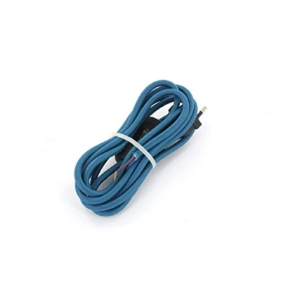 Imagen de Cable de textil con interruptor 2 m Azul pavo