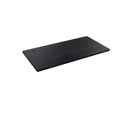 Imagen de Hi5 Black 3D Rectangular Electric Height Adjustable Sit Standing Desk Top Only 120 60cm, RD1260 B Ordenador, Mesa, Oficina, Altura Ajustable, Escritorio de pie, Metal, 12060cm