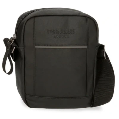 Imagen de Pepe Jeans Dortmund Bandolera Pequeña Gris 15x19,5x6 cms Algodón, Poliéster y PU. 1,76L by Joumma Bags
