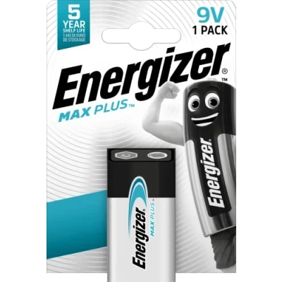 Imagen de Energizer Alcalina MAX PLUS Pack de 1 pila 9V