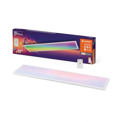 Imagen de LEDVANCE Panel de luz SMART+ WIFI Magic 36W, 3600lm, blanco, 36 W, 3600 lm, función blanca, regulable, efecto RGB dinámico, larga duración, controlable mediante aplicación, 2700 6500 K