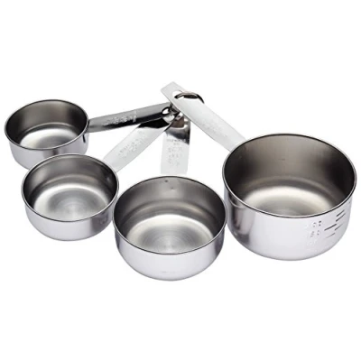 Imagen de KitchenCraft KC Blue KCCUPSET Juego de Vasos Medidores 4 Piezas Acero Inoxidable, Plateado, 36x7.13x1.7 cm, Unidades