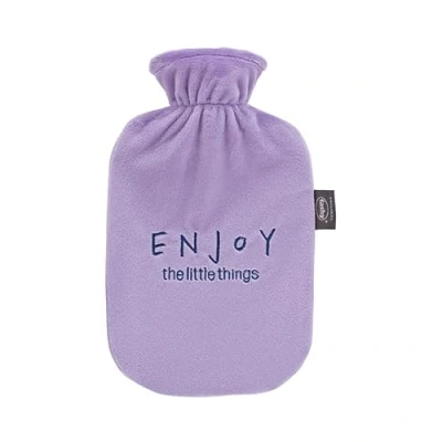 Imagen de Fashy Bolsa de agua caliente con funda morada 2,0 L