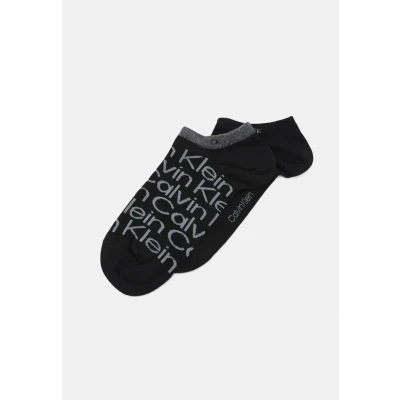 Imagen de Calvin Klein Underwear Sneaker ALL OVER Print 2 PACK Calcetines tobilleros, Talla: 39 42, Black