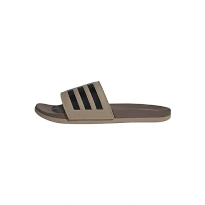 Imagen de adidas Adilette Comfort Slides, Zuecos Unisex adulto, Blanch Cargo Core Black Earth Strata, 49.5/50 EU